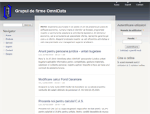 Tablet Screenshot of omnidatagrup.ro